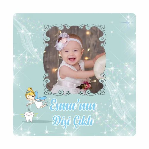 Diş Buğdayı Temalı Doğum Günü Magneti